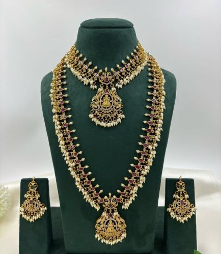 Mahadev Jewellers Brass Temple Necklace