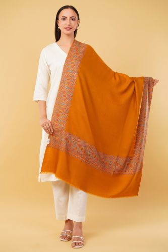 Allys Textiles Embroidered Ladies Border Work Pashmina Shawl