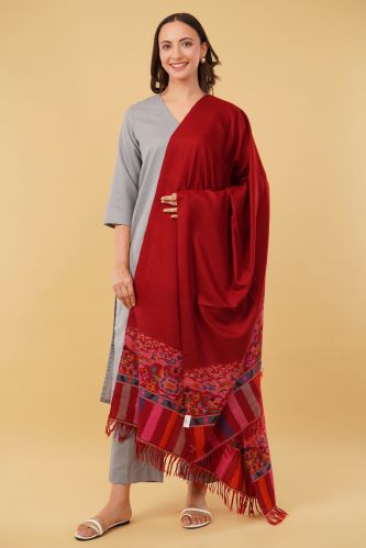 Allys Textiles Kani Ladies Paldar Pashmina Shawl 40x80 Inch