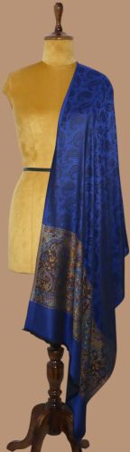 Allys Textiles Kani Silk Self Palla Stoles 28x80 Inch