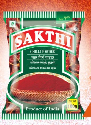 Sakthi Chilli Powder, Packaging Type : Plastic Pouch