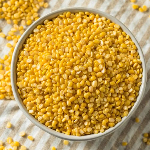 Hard Organic Yellow Moong Dal, Certification : FSSAI Certified