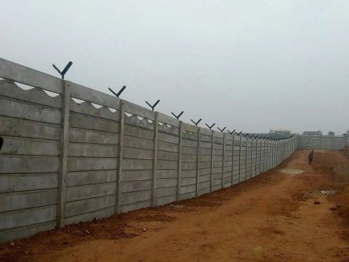 Plain Panel Build RCC Readymade Compound Wall for Boundary