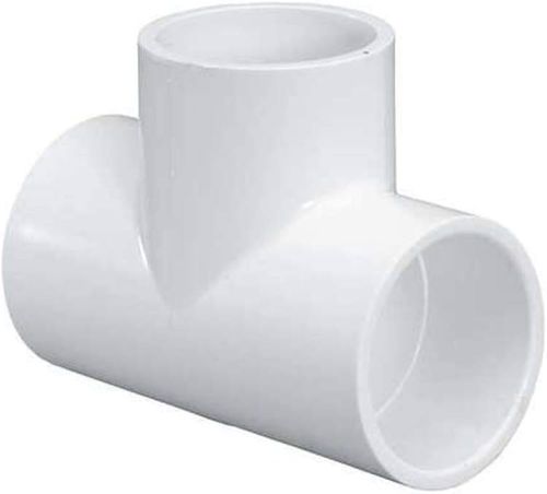 Threaded Plastic Pipe Tee, Color : White
