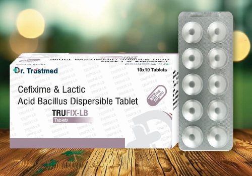 Cefixime & Lactic Acid Bacillus Dispersible Tablets