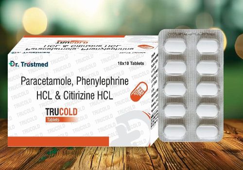 Paracetamol Phenylephrine HCL & Cetirizine HCL Tablets