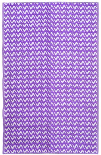 Lavender & White Polypropylene Mat