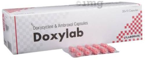 Doxylab Doxycycline & Ambroxol Capsules, Packaging Type : Box