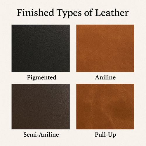 Dry Salted Finished Leather Sheets