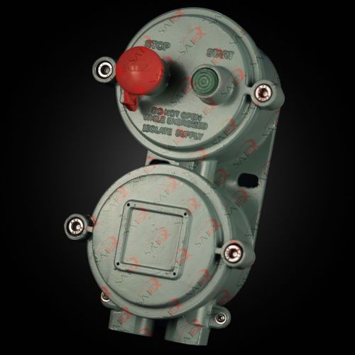 Power Coated Aluminium Saiex Flameproof Push Button