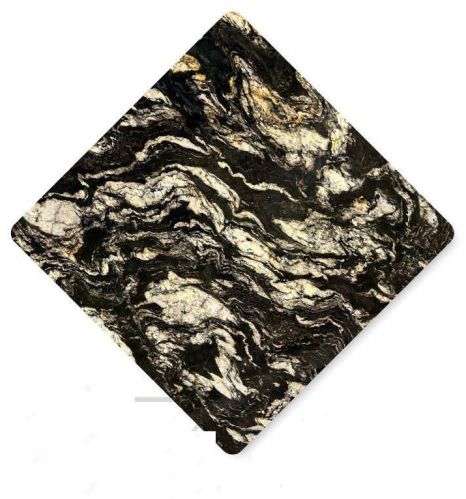 Polished Indian Titanium Granite Slab Standard for Construction