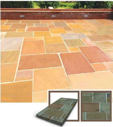 Polished Multicolor Sandstone Slab Standard for Construction
