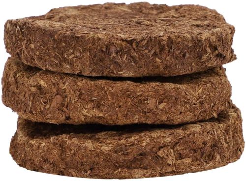 Round Cow Dung Cake, Packaging Size : 5-25kg