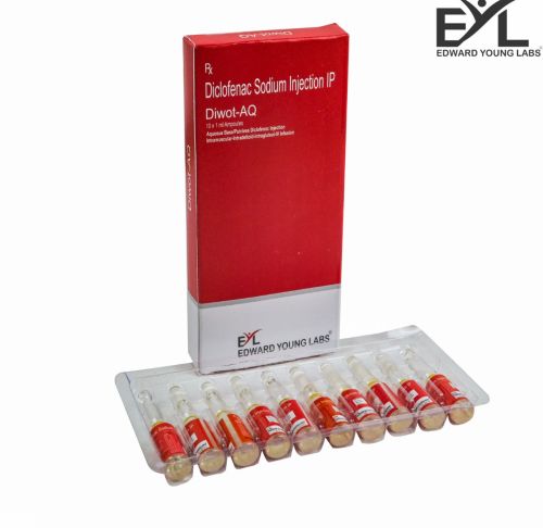 Diwot AQ Diclofenac Sodium Injection, Packaging Type : Box