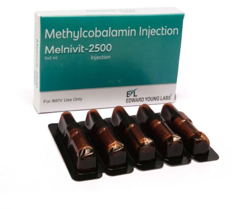 Melnivit 2500 Methylcobalamin Injection, Packaging Type : Box