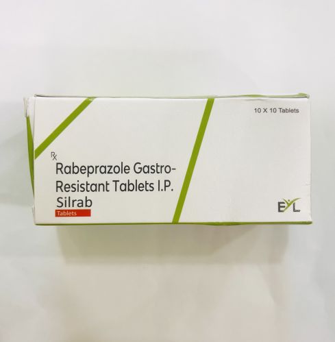 Silrab Rabeprazole Gastro Resistant Tablets, Packaging Type : Box
