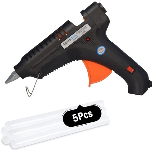 ApTechDeals 100W Craft & Diy Glue Gun Wih 5 Glue Stick