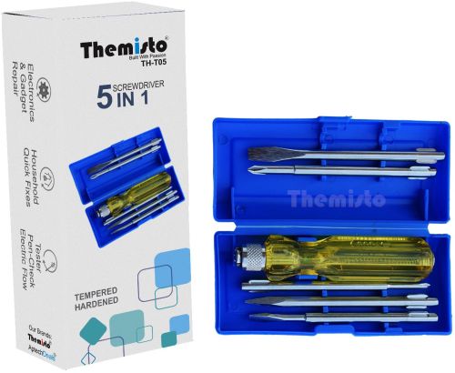 High-end Steel Themisto TH-T05 5-in-1 Screwdriver Set