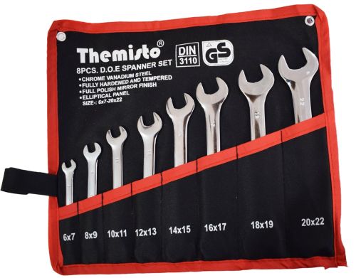 Themisto TH-T18 Elliptical Spanner Set OF 8 Pcs