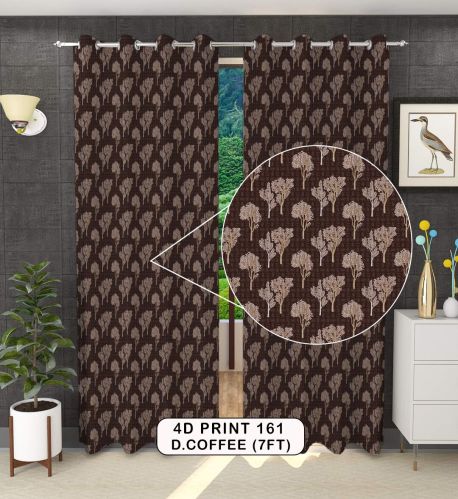 4d print 161 d coffee window curtains