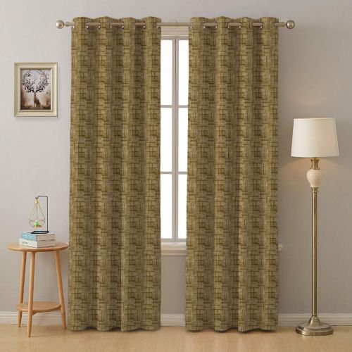 Polyester Printed Next Level 04 Mustard Curtains
