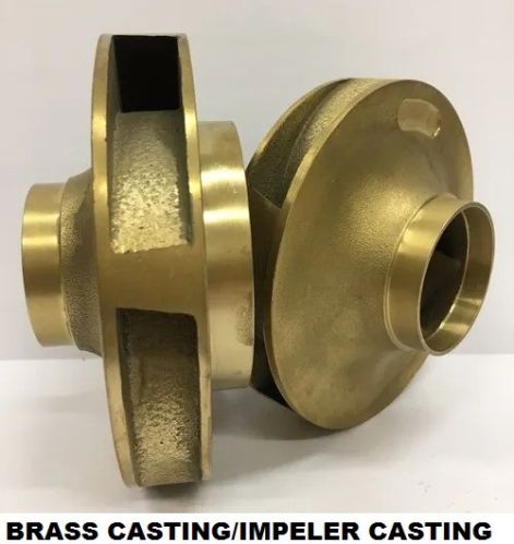 Polished Impeller Brass Casting, Color : Golden