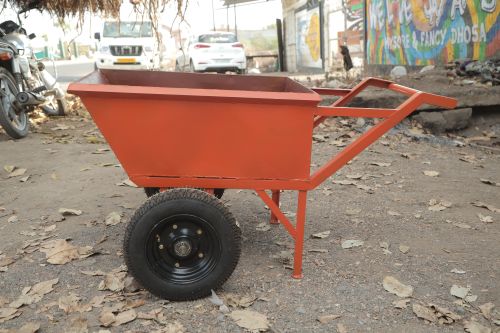 Mild Steel Double Wheel Trolley, Capacity : 100-120ltr