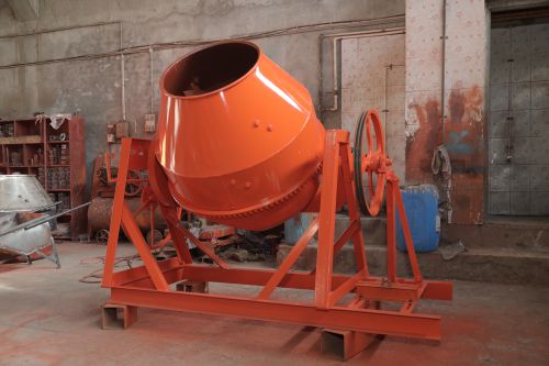 Electric Foundation Full Bag Cement Mixer Machine