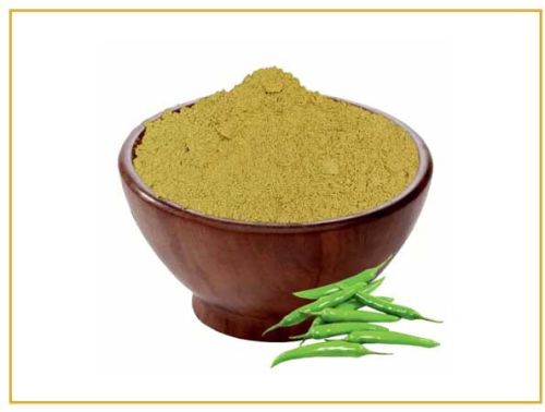 Dehydrated Green Chilli Powder, Packaging Type : HDPE, LDPE Bag