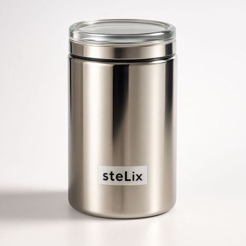 Stelix Trio Single Steel Cap Canister Set