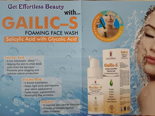 Water Gailic S Foaming Face Wash, Packaging Type : Bottle