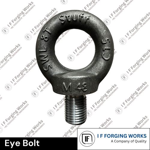 Polished Metal Eye Bolts, Packaging Type : Grey for Automobiles