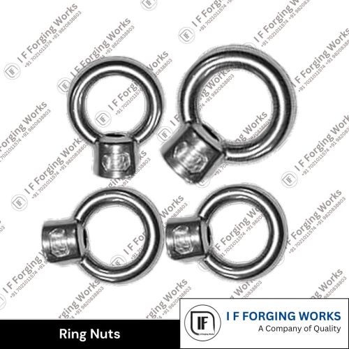 Polished Ring Nuts, Shape : Round for Automobiles