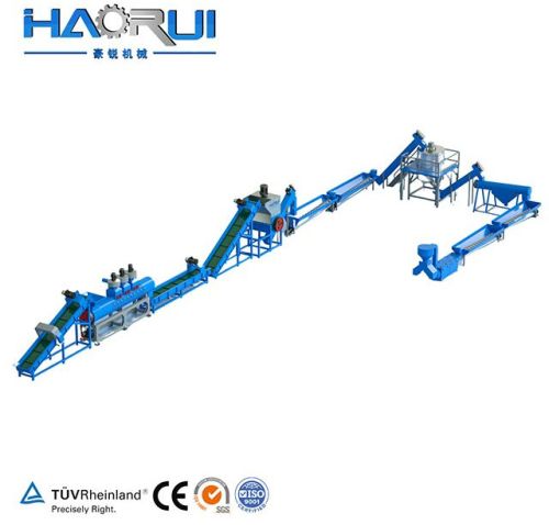 PET Bottle Plastic Sheet Recycling Machine, Packaging Type : Blue