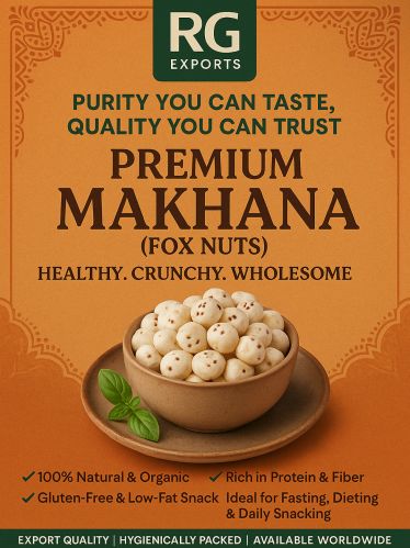 Makhana flake, Packaging Type : White for Snack