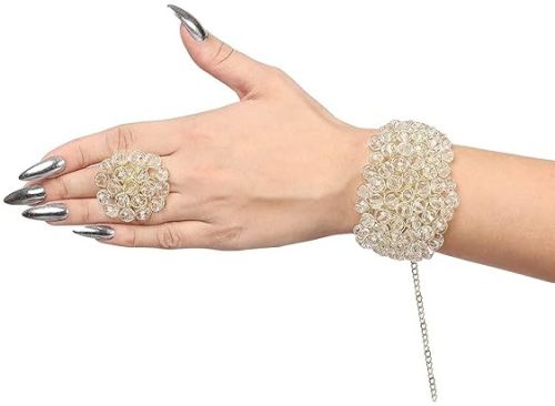 ALLOY Handicraft Bracelet Ring Set FREE SIZE