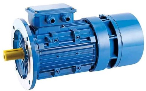 Semi Automatic Polished Mild Steel Coil Brake Motor, Color : Blue