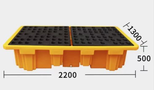 Spill Pallets 2200X1300X500 MM, Brand Name : STEC