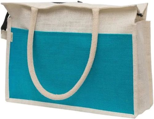 Jute Shopping Bags, Packaging Type : Blue