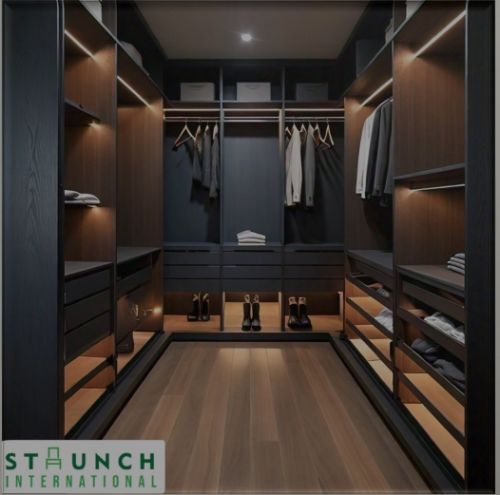 Plain Side Door Polished Wood Wardrobe, Shape : Rectangular