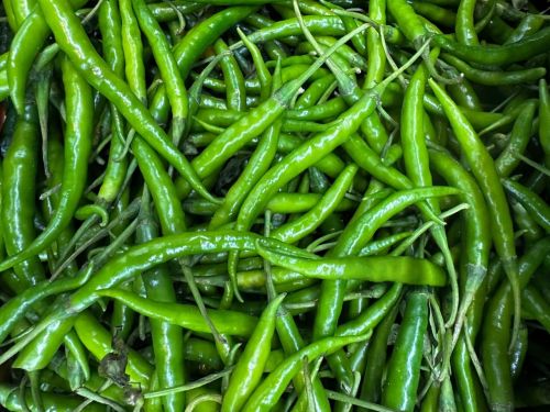 Fresh Green Chilli, Quality Available : A Grade