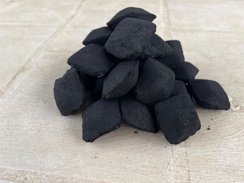 Charcoal Briquettes, Color : Black for High Heating, Steaming