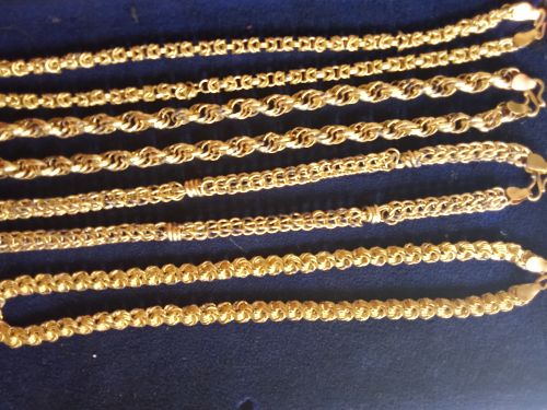 Polished Brass Chain, Brand Name : अA1 Part Wear, Weeding Wear