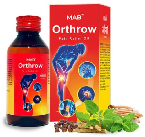 Mab orthrow ayurvedic pain relief oil, Packaging Size : 100ml