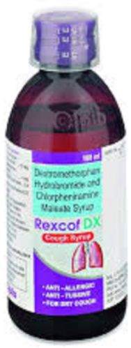 Cipla Rexcof Dx Cough Syrup, Sealing Type : Double Seal