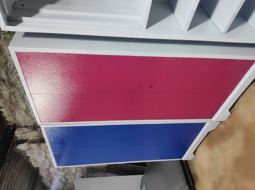 Non Breakable Polished Colourful Steel Almirah