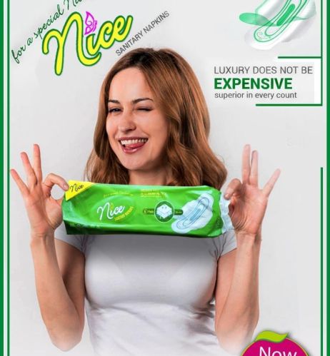 IMPORTED sanitary napkins 285 MM, Brand Name : NICE