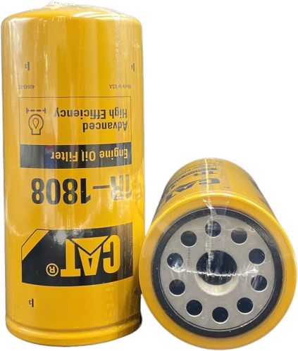 Metal Caterpillar Engine Oil Filter, Packaging Type : Silver