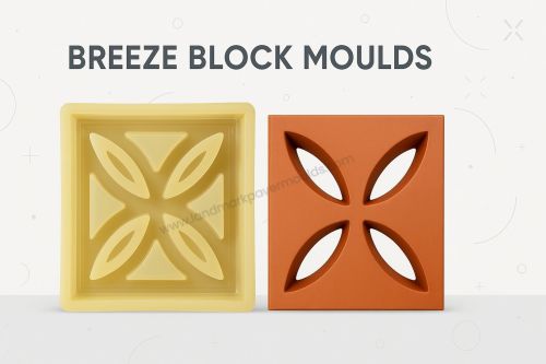 Polished Solid PVC Breeze Block Moulds, Color : Yellow