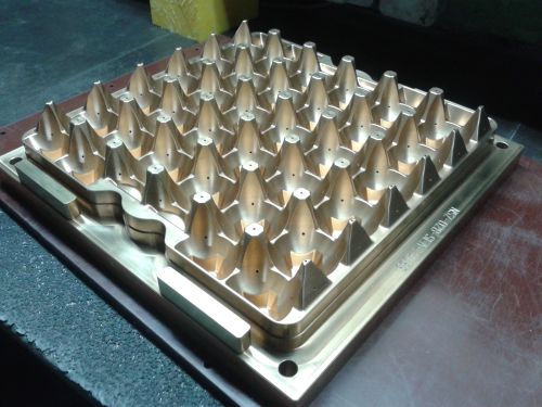 Polished Aluminum Egg Tray Mould